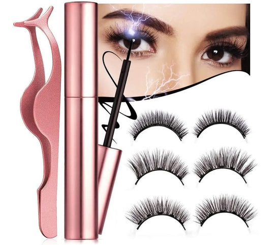 👁️ELEGANCE LASHES 👁️PESTAÑAS MAGNÉTICAS | 🎁obsequio Lapiz delineador magnético + pinzas🎁