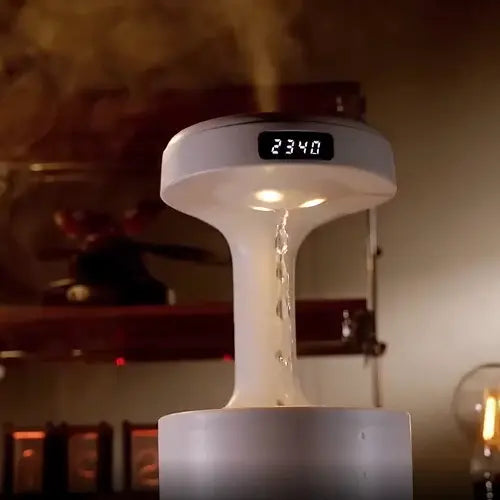 ✨ Humidificador Antigravedad: Elegancia y Tecnología en Movimiento ✨ Reloj incorporado