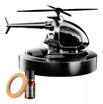 🛩️Ambientador Solar Helicóptero-Avión🚁  -  Elegancia, estilo y aroma para tu auto