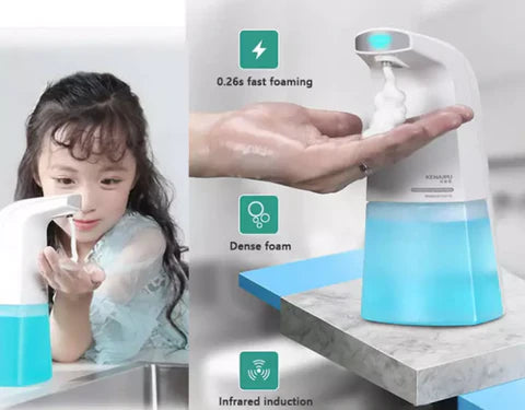 🫧 CleanWave Flow |✨Dispensador de Jabón Automático 🧼