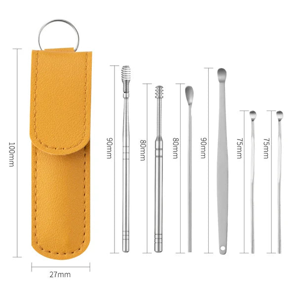 👂Kit de Limpieza para Oídos x 6 Piezas - Higiene y Seguridad Para Tu Oído 👩‍🔬