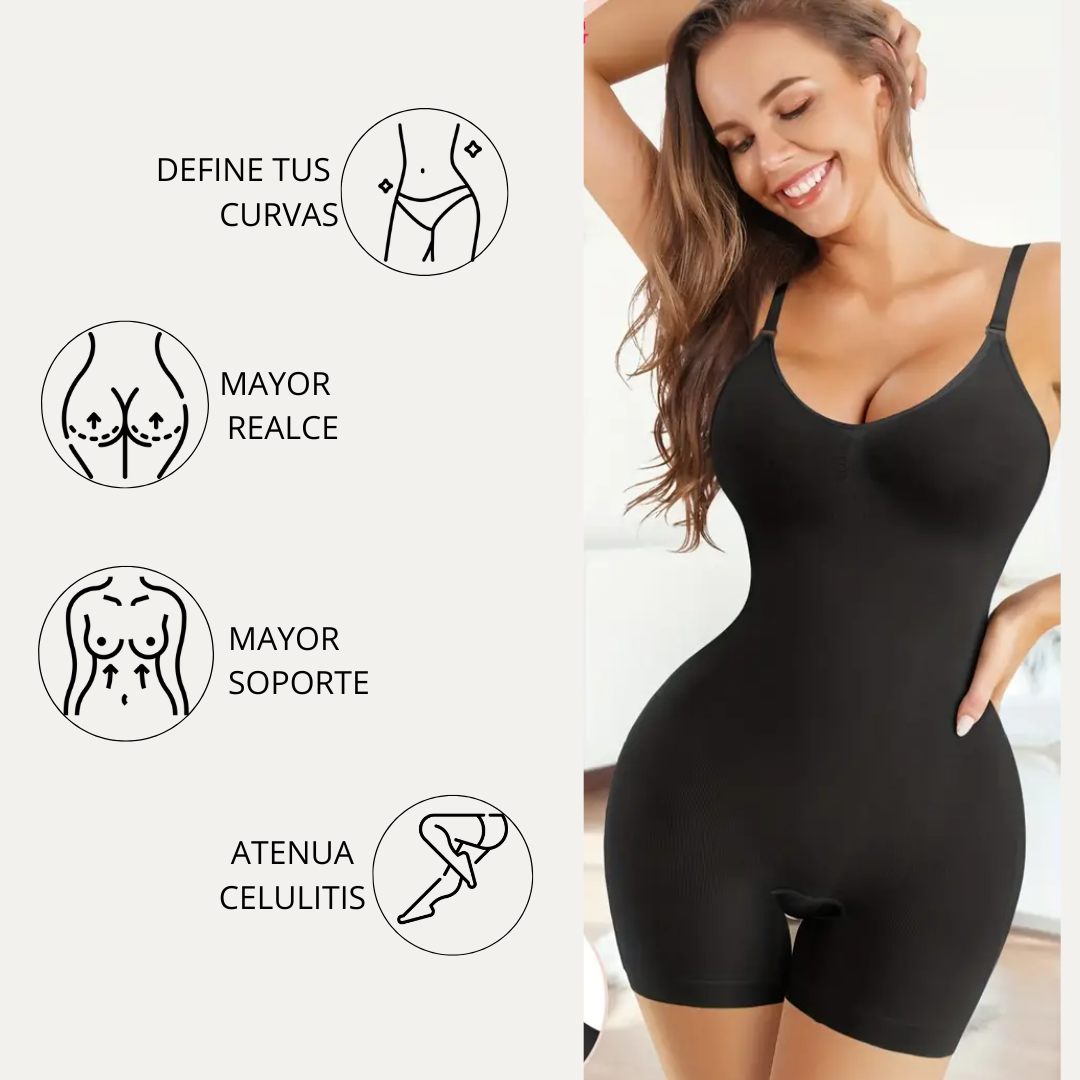 🩱SlimCurve – Faja Moldeadora de Cuerpo Completo | COMPRESIÓN SIN COSTURAS🤩 promo 30%dcto