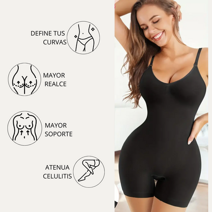 🩱SlimCurve – Faja Moldeadora de Cuerpo Completo | COMPRESIÓN SIN COSTURAS🤩 promo 30%dcto