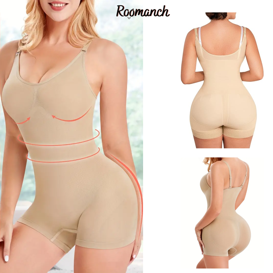 🩱SlimCurve – Faja Moldeadora de Cuerpo Completo | COMPRESIÓN SIN COSTURAS🤩 promo 30%dcto