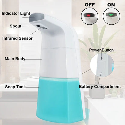 🫧 CleanWave Flow |✨Dispensador de Jabón Automático 🧼