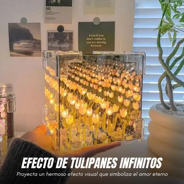 Eternal Tulip Glow Lamp | El mejor regalo para sorprender