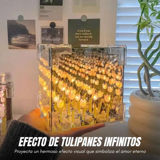 Eternal Tulip Glow Lamp | El mejor regalo para sorprender