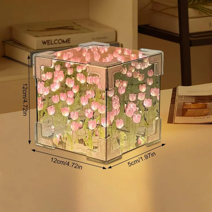 Eternal Tulip Glow Lamp | El mejor regalo para sorprender